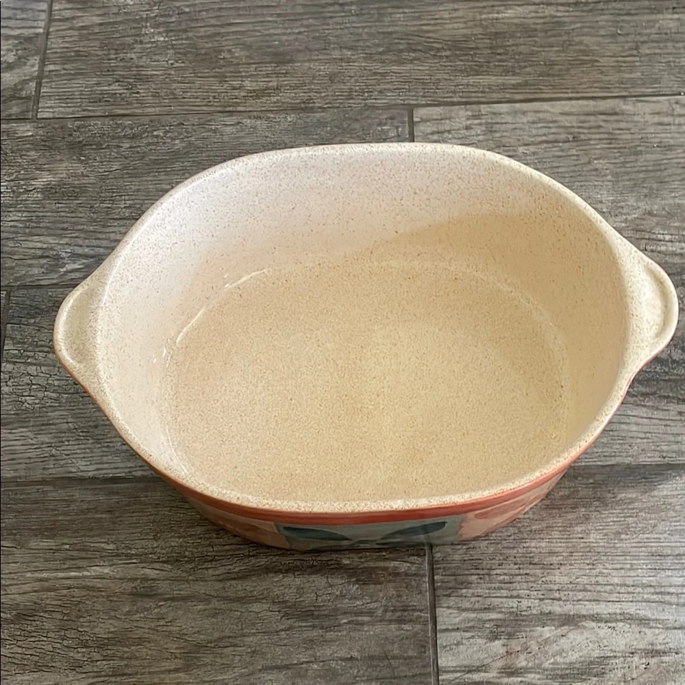 Neiman Marcus colorful  Ceramic Lidded Dish - Picture 2 of 3